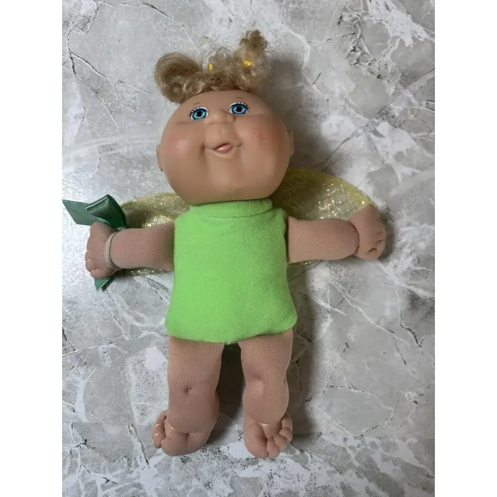 Cabbage Patch Garden Fairies Xavier‎ Roberts CPK Blonde Blue Eyes Yellow Wings